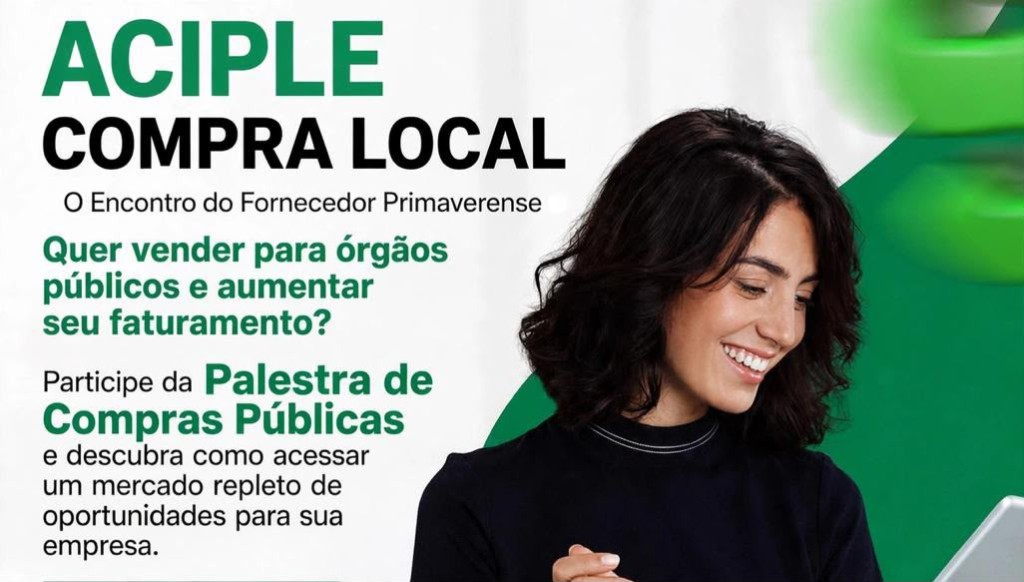 Prefeitura, ACIPLE e Sebrae promovem palestra gratuita sobre compras públicas em Primavera do Leste