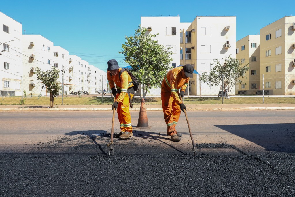 Costa Verde, Jardim Marangá, Figueirinha, Vila Arthur e Santa Cecília recebem manutenção viária nesta segunda-feira