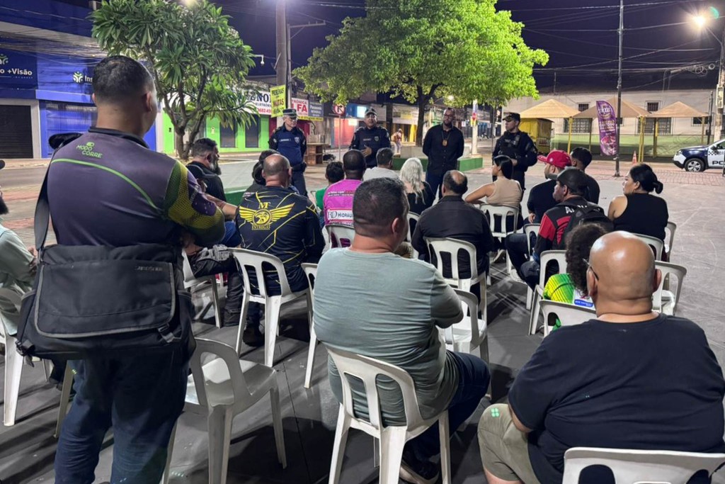 Forças de segurança e comerciantes unem estratégias para reforçar proteção no Centro de Várzea Grande