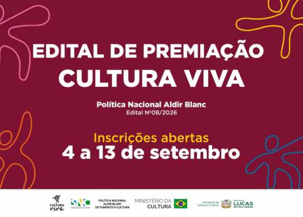 Reconhecimento: Prefeitura destina R$ 154 mil para premiar iniciativas culturais com atuação comunitária comprovada em Lucas