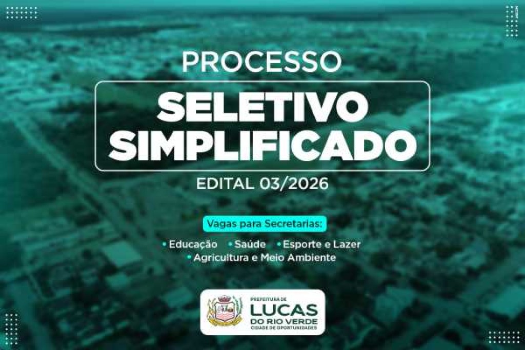 Provas do Processo Seletivo Simplificado acontecerão neste domingo (27) em Lucas