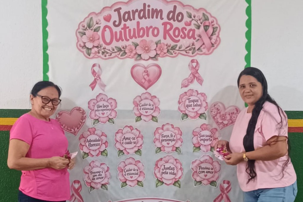 EMEB Mercedes de Paula Sôda inicia outubro com ação de conscientização sobre a saúde da mulher