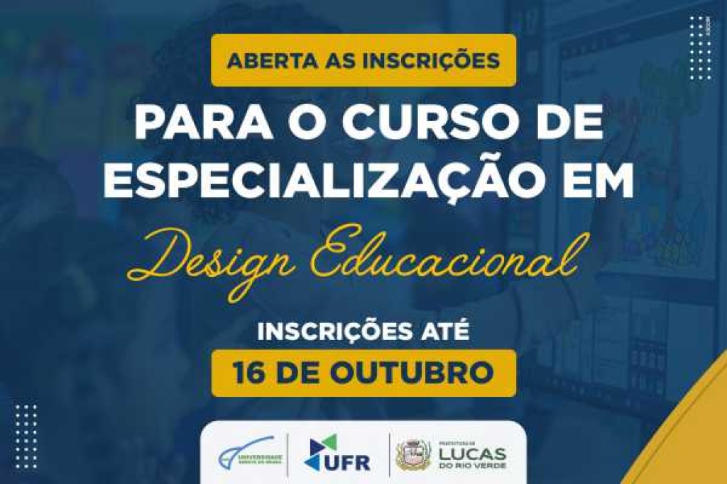 UAB/UFR ofertam vagas para curso de especialização em Design Educacional para a Produção de Material Didático em Mídia Digital