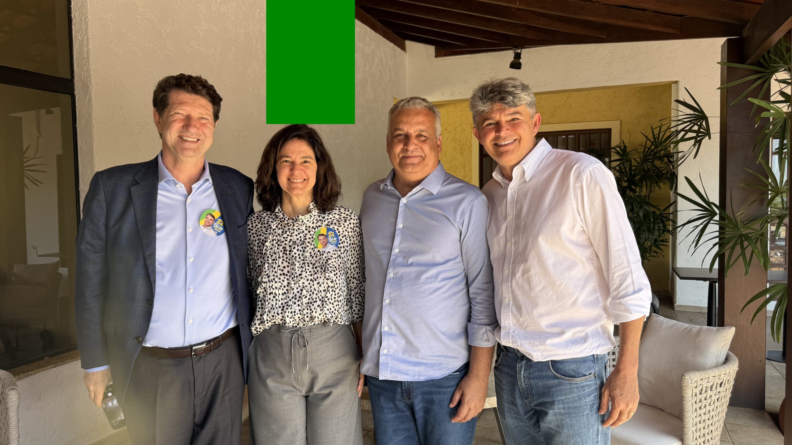 Medeiros e Odílio se reúnem com vice de Flávio Bolsonaro e projetam buscar 75% dos votos em MT