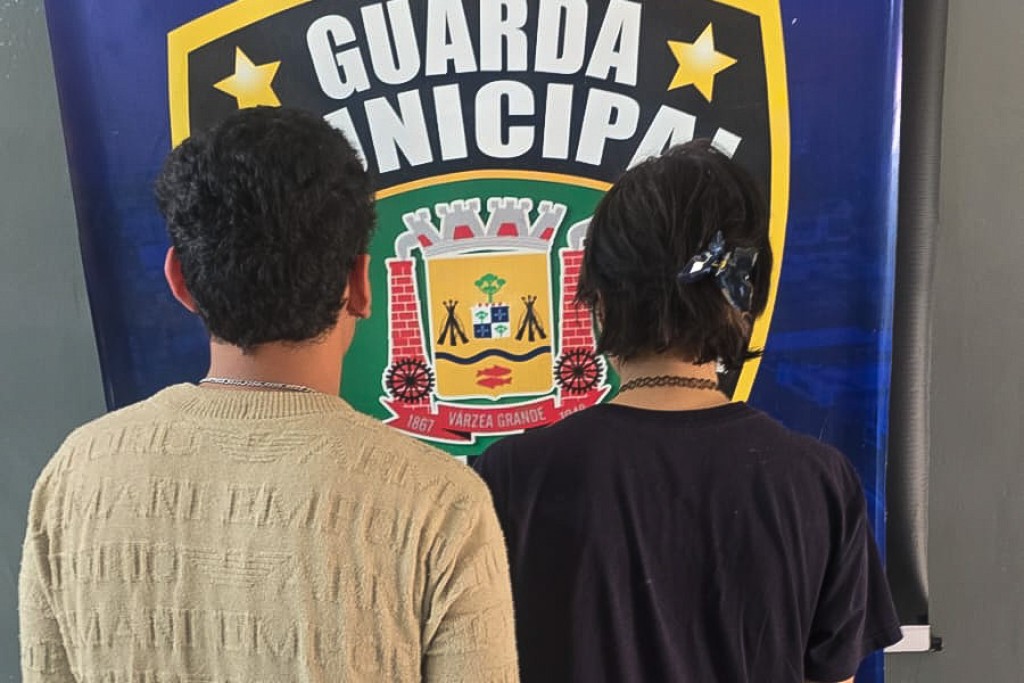 Guarda Municipal detém dupla com produtos furtados de lojas na região central de Várzea Grande