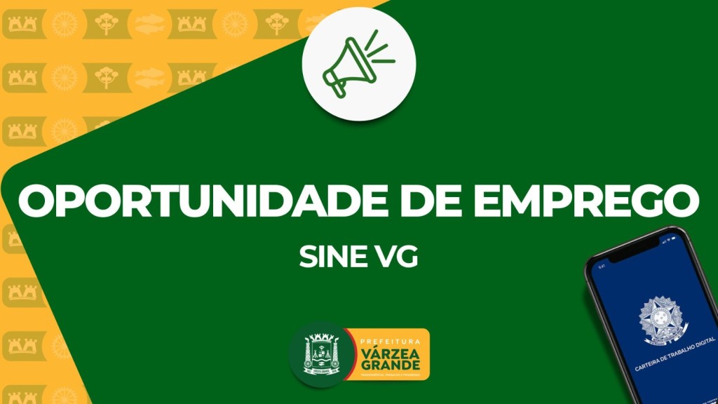 Sine de Várzea Grande oferece 360 vagas de emprego, sendo 170 para pessoas com deficiência