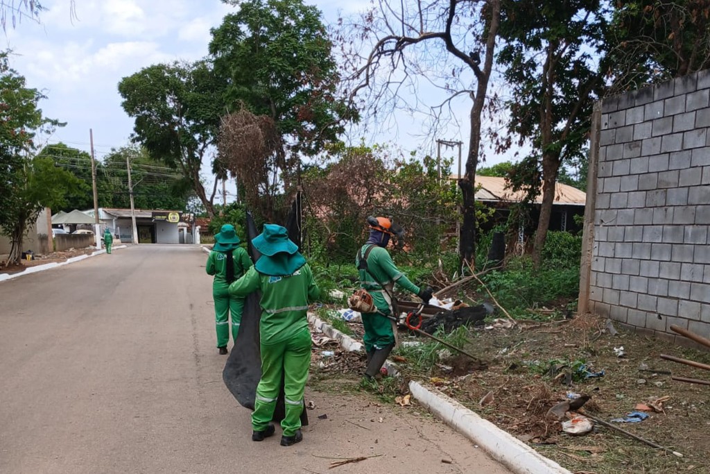 VG em Ação reforça limpeza e zeladoria em bairros e avenidas de Várzea Grande nesta terça-feira (20)