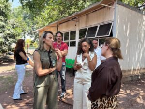 Secretária vistoria USF Coxipó I e II, que atende cerca de 11 mil pessoas em Cuiabá
