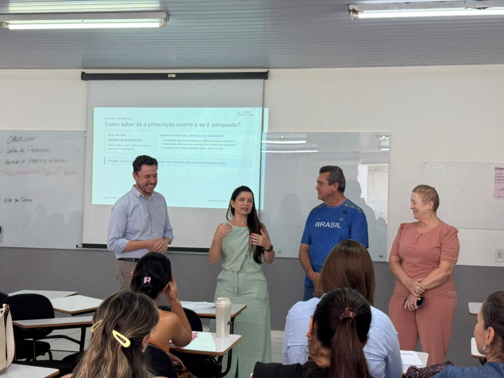 Prefeito Sérgio Machnic visita Faculdade Anhanguera e acompanha ações na área da saúde em Primavera do Leste